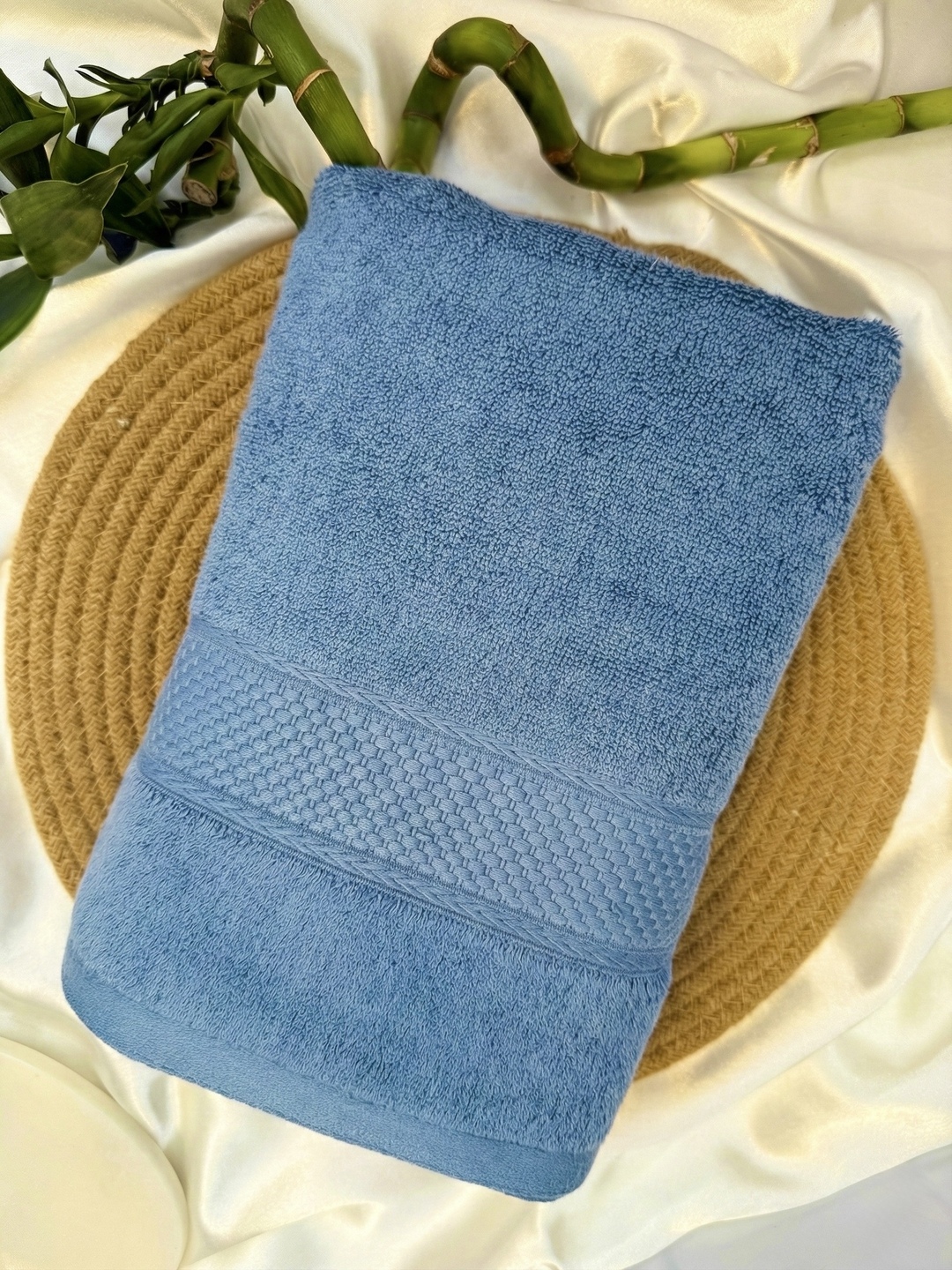 1 (2) Bamboo Towels for Bath Large Size | 450 GSM Bamboo Bath Towel for Men & Women | Soft, Highly Absorbent & Quick Dry | 70 X 140 cms - Image 1