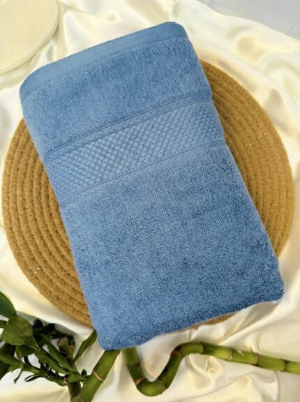 Bamboo Towels for Bath Large Size | 450 GSM Bamboo Bath Towel for Men & Women | Soft, Highly Absorbent & Quick Dry | 70 X 140 cms