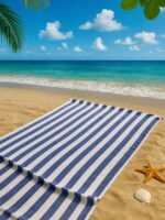 250 GSM Striped Bamboo Turkish Towel - Image 4