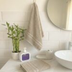 Beige Bamboo Ultra-Soft 450 GSM 2-Pcs Hand Towels
