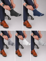 Bamboo Men Ankle Socks - Set of 5 - Image 4