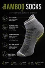 Triani Bamboo Men Ankle Socks - 3 Pairs - Image 5