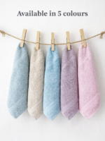 Bamboo Face Towel | 600 GSM | 30x30 cm | Pack of 5 - Image 4