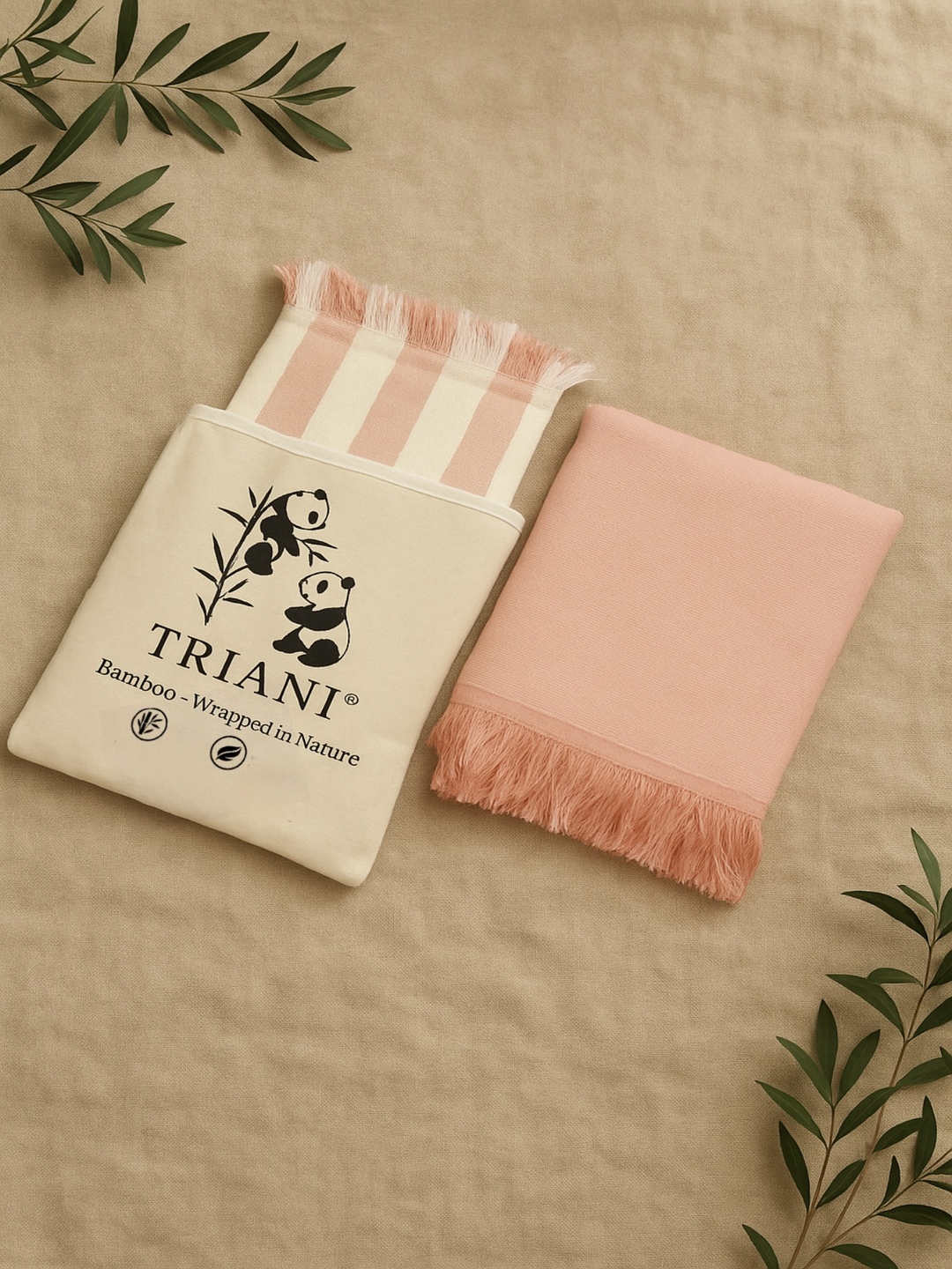 1 Bamboo Turkish Towel Set ( Pack of 2) - Image 1