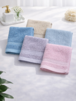Bamboo Face Towel | 600 GSM | 30x30 cm | Pack of 5