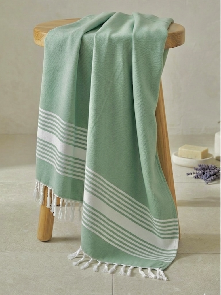 IMG_9481 Bamboo Turkish Bath towel - Image 1