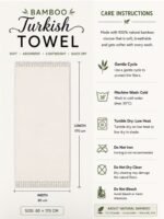 100% Bamboo Bath Towel Set of 3 | 225 GSM | Ultra Soft, Highly Absorbent & Quick Dry - Image 4