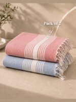 100% Bamboo Bath Towel Set of 2 – Ultra Soft & Quick Dry