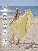 Premium Bamboo Bath Towel – 225 GSM | 33 × 66 Inch | Soft, Absorbent & Quick Dry - Image 3