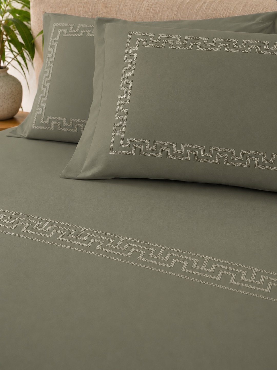 IMG_2372 100% cotton bedsheet with 2 pillow cover - Image 1