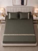 100% Cotton Bedsheet with 2 Pillow Cover - Image 5