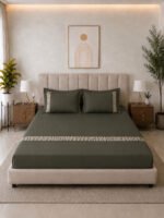 100% Cotton Bedsheet with 2 Pillow Cover - Image 2