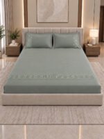 100% Cotton Bedsheet with 2 Pillow Cover - Image 3