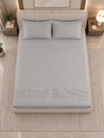 100% Cotton Bedsheet with 2 Pillow Cover - Image 2