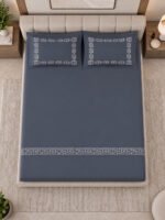 100% Cotton Bedsheet with 2 Pillow Cove - Image 4