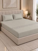 100% Cotton Bedsheet With 2 Pillow Cover - Image 4