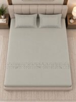 100% Cotton Bedsheet With 2 Pillow Cover - Image 5