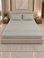100% Cotton Bedsheet With 2 Pillow Cover - Image 2